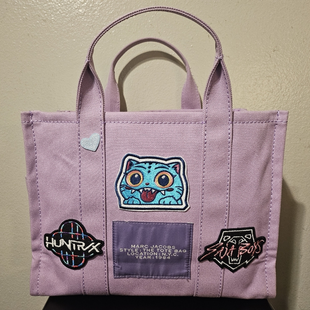 New Marc Jacobs Customized Kpop Huntrex/Saja Boy/Demon Hunter Tote w/Dust Bag - Picture 3 of 7